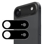 2 cái ENKAY Hat-Prince Đen Kính cường lực bảo vệ ống kính camera sau 9H, Dành cho iPhone 17 Pro Max, iPhone 17 Pro, iPhone 17, iPhone Air