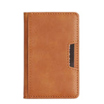 Two-Fold Magnetic Vegan Leather Card Bag