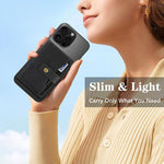 Bond Wallet Ring Magnetic Leather Card Holder