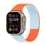 Dây đồng hồ silicone nam châm họa tiết vân vải Litchi phối màu, Dành cho Apple Watch 46mm / 49mm / 45mm / 44mm, Dành cho Apple Watch 42mm / 41mm / 40mm / 38mm