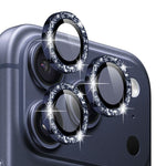 NORTHJO 1 bộ phim bảo vệ ống kính camera vòng kim loại lấp lánh, Dành cho iPhone 17 Pro / 17 Pro Max