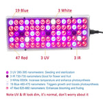 Đèn LED quang phổ đầy đủ 25W 75 đèn LED chiếu sáng cây trồng Fitolampy cho cây, hoa, cây giống, đèn trồng cây LED AC85-265V, US, EU
