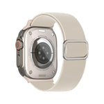Dây đồng hồ đàn hồi nylon khóa D-ring sọc chéo, dành cho Apple Watch 46mm / 49mm / 45mm / 44mm, dành cho Apple Watch 42mm / 41mm / 40mm / 38mm