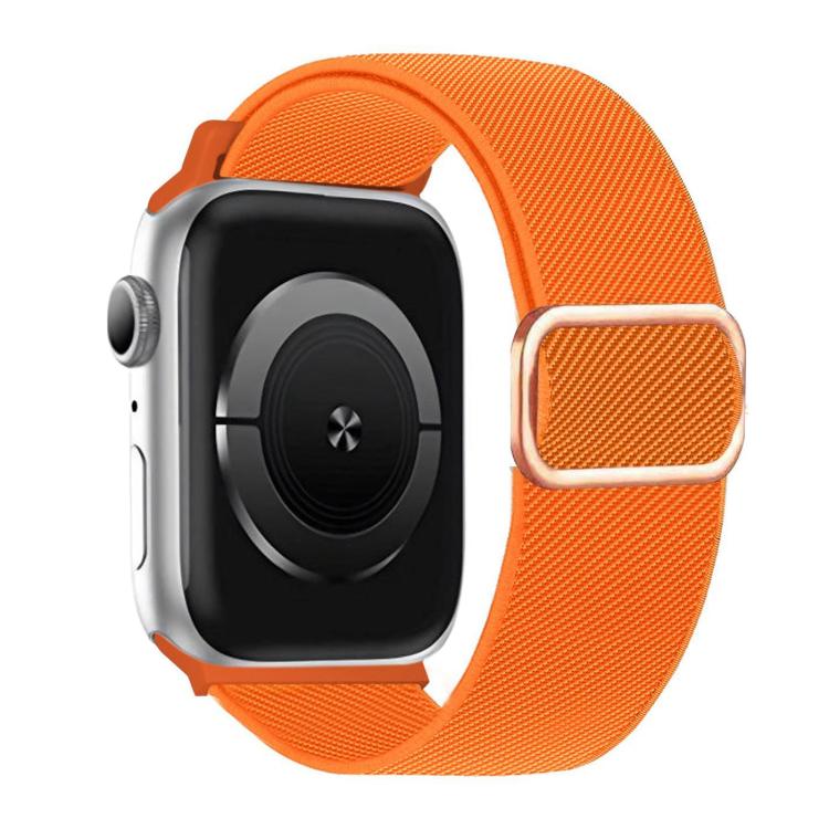 Dây đồng hồ đàn hồi nylon khóa D-ring sọc chéo, dành cho Apple Watch 46mm / 49mm / 45mm / 44mm, dành cho Apple Watch 42mm / 41mm / 40mm / 38mm