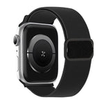 Dây đồng hồ đàn hồi nylon khóa D-ring sọc chéo, dành cho Apple Watch 46mm / 49mm / 45mm / 44mm, dành cho Apple Watch 42mm / 41mm / 40mm / 38mm