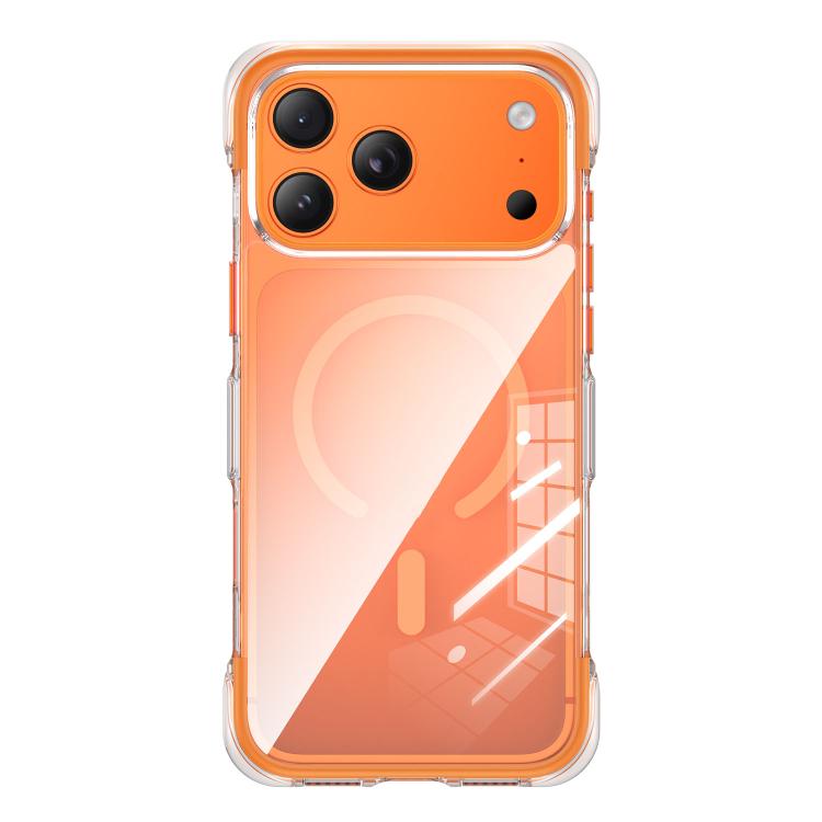 Vacuum-Sealed Transparent Airbag Magnetic Acrylic Phone Case, For iPhone 17 Pro Max, For iPhone 17 Pro, For iPhone 17