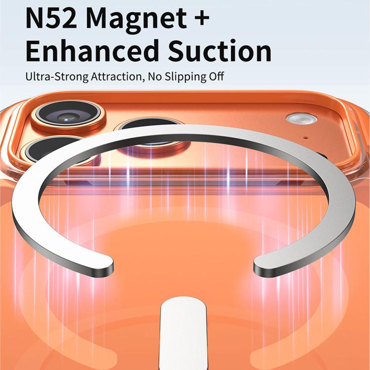 Vacuum-Sealed Transparent Airbag Magnetic Acrylic Phone Case, For iPhone 17 Pro Max, For iPhone 17 Pro, For iPhone 17