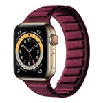 Dây đồng hồ da lộn nam châm hình vuông, dành cho Apple Watch 46mm / 49mm / 45mm / 44mm, dành cho Apple Watch 42mm / 41mm / 40mm / 38mm