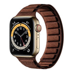 Dây đồng hồ da lộn nam châm hình vuông, dành cho Apple Watch 46mm / 49mm / 45mm / 44mm, dành cho Apple Watch 42mm / 41mm / 40mm / 38mm