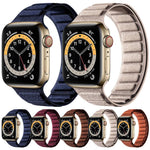 Dây đồng hồ da lộn nam châm hình vuông, dành cho Apple Watch 46mm / 49mm / 45mm / 44mm, dành cho Apple Watch 42mm / 41mm / 40mm / 38mm