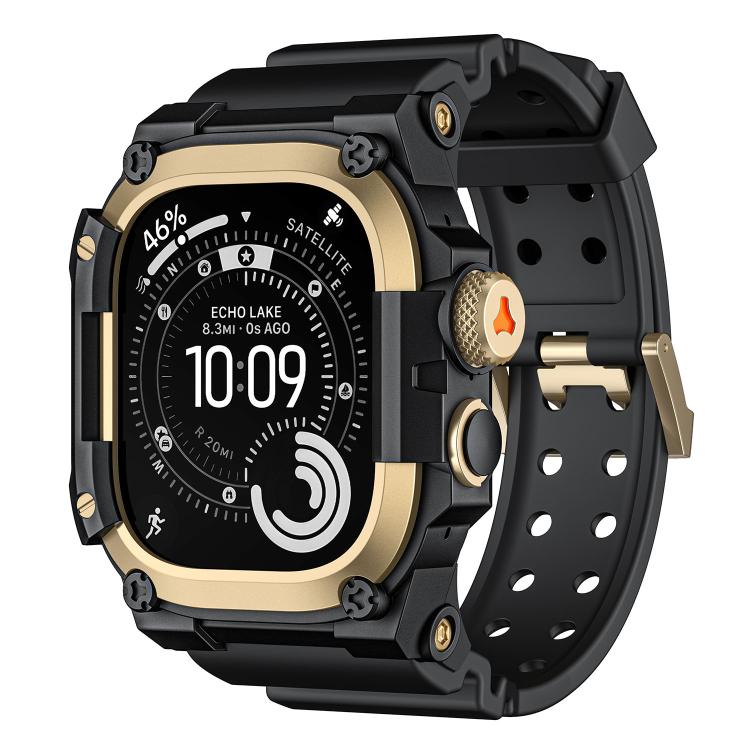 Metal Protective Case One-Piece TPU Watch Band, For Apple Watch Ultra 3 / Ultra 2 / Ultra 1 49mm