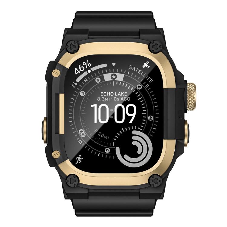 Dây đồng hồ TPU liền khối bảo vệ kim loại, dành cho Apple Watch Ultra 3 / Ultra 2 / Ultra 1 49mm