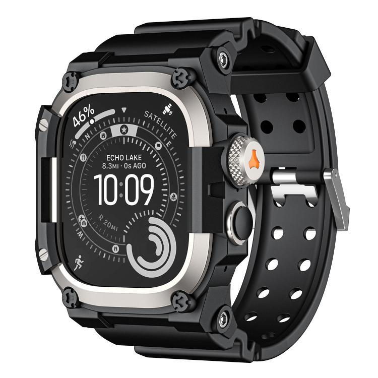 Dây đồng hồ TPU liền khối bảo vệ kim loại, dành cho Apple Watch Ultra 3 / Ultra 2 / Ultra 1 49mm