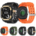 Dây đồng hồ TPU liền khối bảo vệ kim loại, dành cho Apple Watch Ultra 3 / Ultra 2 / Ultra 1 49mm