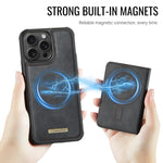 CaseMe Me80 Series Detachable Wallet Magnetic RFID Vegan Leather Phone Case, For iPhone 15 Pro Max, For iPhone 15 Pro, For iPhone 15 Plus / 14 Plus, For iPhone 15, For iPhone 14, For iPhone 14 Pro, For iPhone 14 Pro Max, For iPhone 13 Pro Max          ...