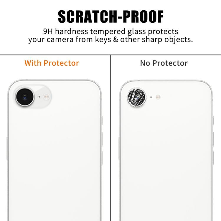 Kalebol Transparent HD Anti-Fingerprint AR Integrated Camera Lens Tempered Glass Film, For iPhone 17e / 16e, For iPhone 17 Pro Max, For iPhone 17 Pro, For iPhone 17, For iPhone Air, For iPhone 16 Pro / 16 Pro Max, For iPhone 16 / 16 Plus               ...