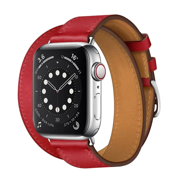 Dây Đeo Da Hai Vòng Đa Năng Cho Apple Watch Thế Hệ 3 / 2 / 1 42mm