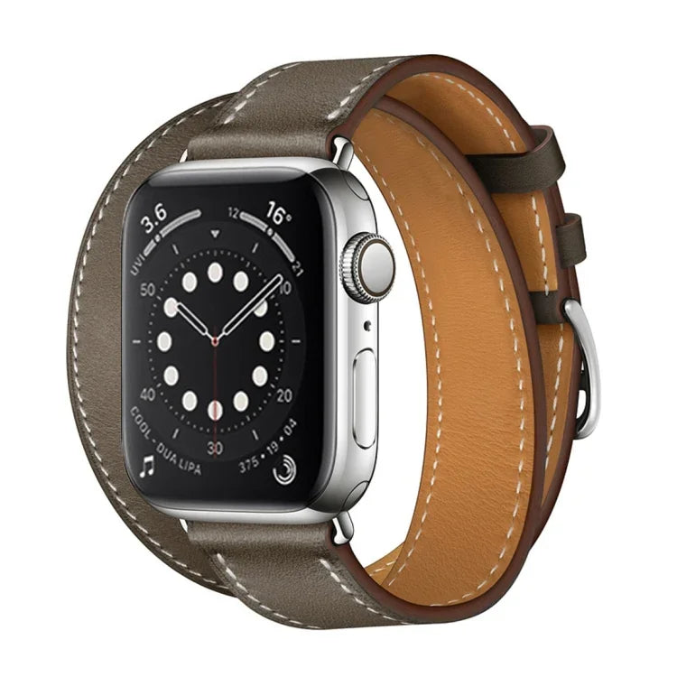 Dây Đeo Da Hai Vòng Đa Năng Cho Apple Watch Thế Hệ 3 / 2 / 1 42mm