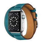 Dây Đeo Da Hai Vòng Đa Năng Cho Apple Watch Thế Hệ 3 / 2 / 1 42mm
