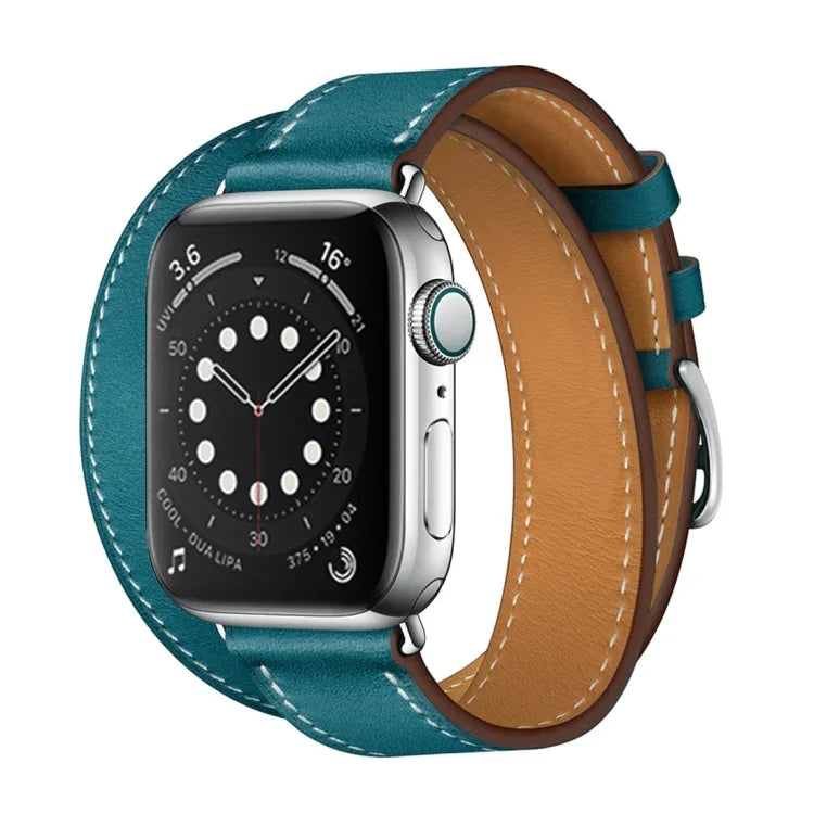 Dây Đeo Da Hai Vòng Đa Năng Cho Apple Watch Thế Hệ 3 / 2 / 1 42mm