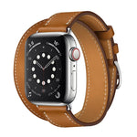 Dây Đeo Da Hai Vòng Đa Năng Cho Apple Watch Thế Hệ 3 / 2 / 1 42mm