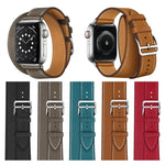 Dây Đeo Da Hai Vòng Đa Năng Cho Apple Watch Thế Hệ 3 / 2 / 1 42mm