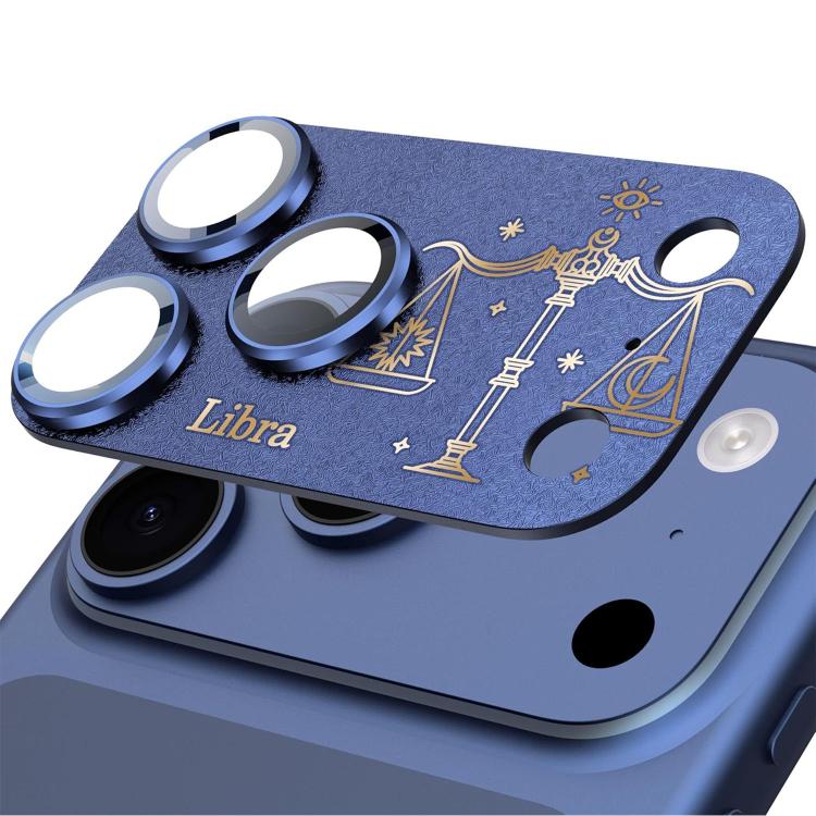 Dành cho iPhone 17 Pro Max Bộ Giáp Mười Hai Chòm Sao Phim Bảo Vệ Ống Kính Camera Kim Loại Mờ Bao Phủ Toàn Diện, Bạch Dương, Xử Nữ, Kim Ngưu, Cự Giải, Ma Kết, Nhân Mã, Sư Tử, Song Ngư, Song Tử, Bảo Bình, Thiên Bình, Bọ Cạp