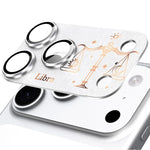 Dành cho iPhone 17 Pro Bộ Giáp Mười Hai Chòm Sao Phim Bảo Vệ Ống Kính Camera Kim Loại Mờ Bao Phủ Toàn Diện, Bọ Cạp, Thiên Bình, Bảo Bình, Song Tử, Song Ngư, Sư Tử, Nhân Mã, Ma Kết, Cự Giải, Kim Ngưu, Xử Nữ, Bạch Dương