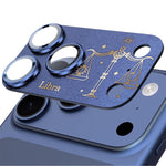 Dành cho iPhone 17 Pro Bộ Giáp Mười Hai Chòm Sao Phim Bảo Vệ Ống Kính Camera Kim Loại Mờ Bao Phủ Toàn Diện, Bọ Cạp, Thiên Bình, Bảo Bình, Song Tử, Song Ngư, Sư Tử, Nhân Mã, Ma Kết, Cự Giải, Kim Ngưu, Xử Nữ, Bạch Dương