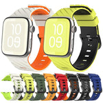 Dây đồng hồ silicone hai màu chéo, dành cho Apple Watch 46mm / 49mm / 45mm / 44mm