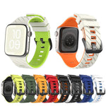 Dây đồng hồ silicone hai màu chéo, dành cho Apple Watch 46mm / 49mm / 45mm / 44mm