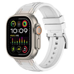 Dây đồng hồ silicone ba lớp giáp, dành cho Apple Watch 49mm / 46mm / 45mm / 44mm, dành cho Apple Watch 42mm / 41mm / 40mm / 38mm