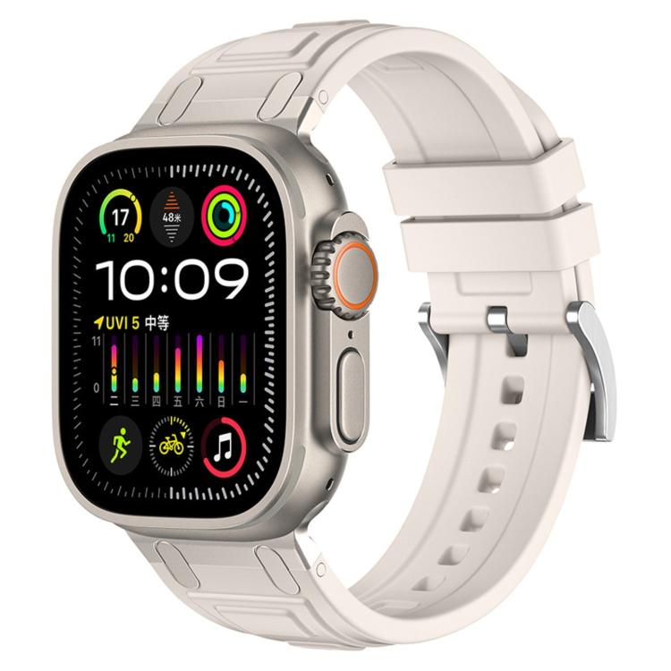 Dây đồng hồ silicone ba lớp giáp, dành cho Apple Watch 49mm / 46mm / 45mm / 44mm, dành cho Apple Watch 42mm / 41mm / 40mm / 38mm