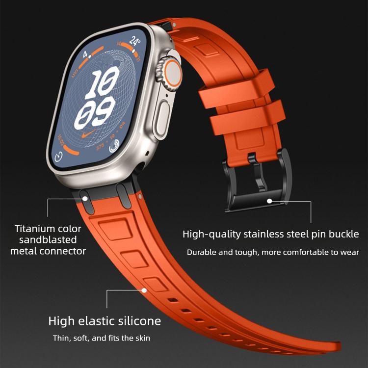 Dây đồng hồ silicone ba lớp giáp, dành cho Apple Watch 49mm / 46mm / 45mm / 44mm, dành cho Apple Watch 42mm / 41mm / 40mm / 38mm