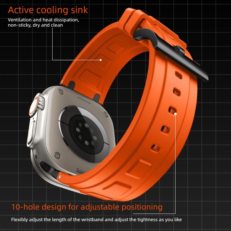 Dây đồng hồ silicone ba lớp giáp, dành cho Apple Watch 49mm / 46mm / 45mm / 44mm, dành cho Apple Watch 42mm / 41mm / 40mm / 38mm