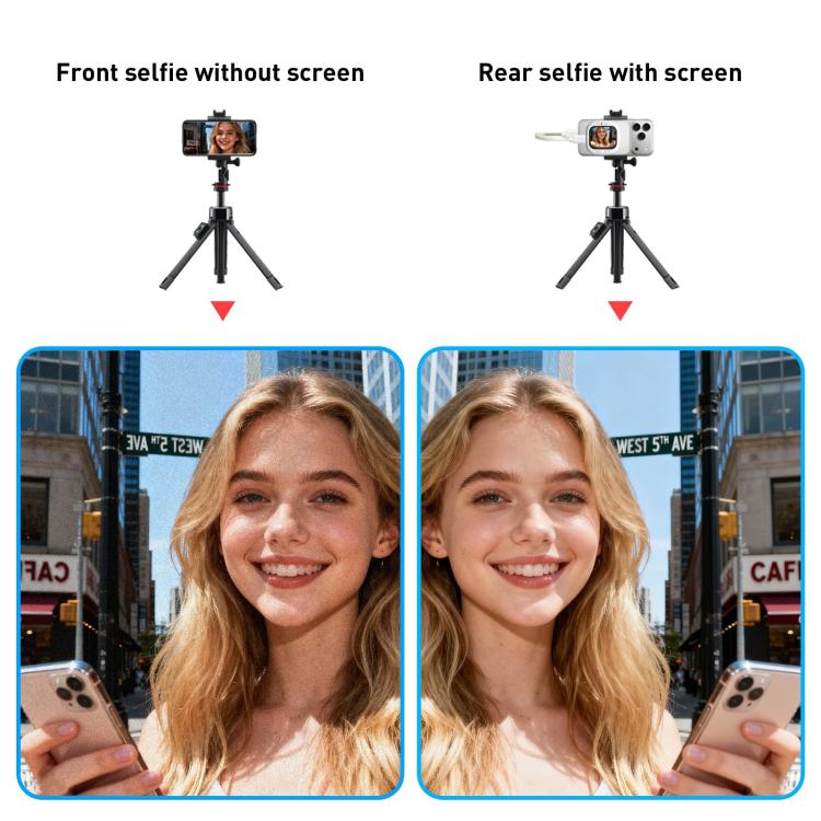 Thiết Bị Chiếu Màn Hình Selfie Không Dây Nam Châm Mỏng Mini, D12