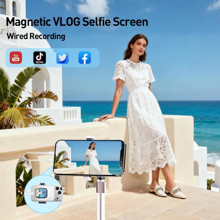 Thiết Bị Chiếu Màn Hình Selfie Không Dây Nam Châm Mỏng Mini, D12