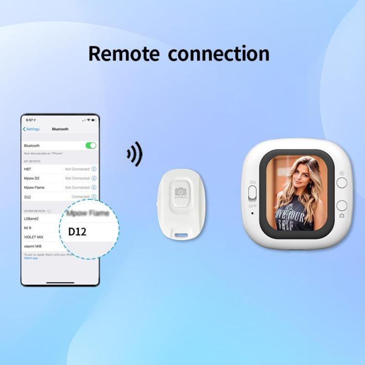 Thiết Bị Chiếu Màn Hình Selfie Không Dây Nam Châm Mỏng Mini, D12