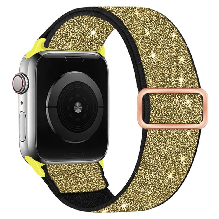 Dây đồng hồ nylon co giãn lấp lánh, dành cho Apple Watch 49mm / 46mm / 45mm / 44mm, dành cho Apple Watch 42mm / 41mm / 40mm / 38mm