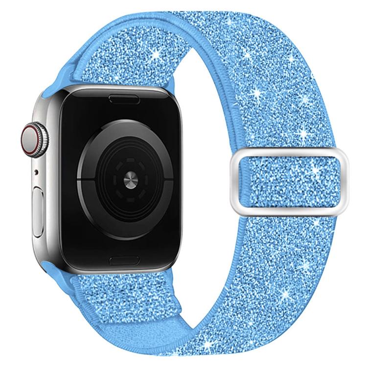 Dây đồng hồ nylon co giãn lấp lánh, dành cho Apple Watch 49mm / 46mm / 45mm / 44mm, dành cho Apple Watch 42mm / 41mm / 40mm / 38mm
