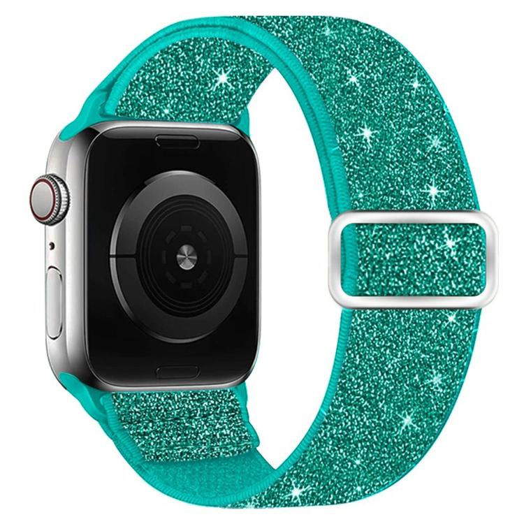 Dây đồng hồ nylon co giãn lấp lánh, dành cho Apple Watch 49mm / 46mm / 45mm / 44mm, dành cho Apple Watch 42mm / 41mm / 40mm / 38mm