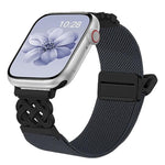 Dây đồng hồ nylon dệt chéo khóa nam châm nút thắt Trung Quốc, dành cho Apple Watch 49mm / 46mm / 45mm / 44mm, dành cho Apple Watch 42mm / 41mm / 40mm / 38mm