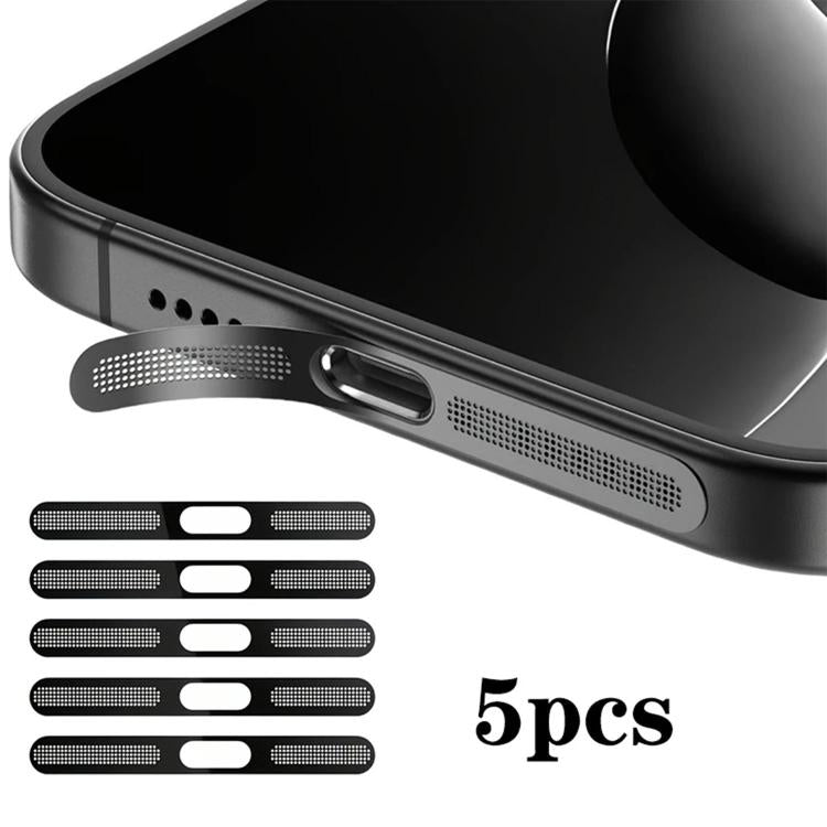 Bộ 5 nắp chống bụi loa tích hợp kim loại mật độ cao, dành cho iPhone 17 Pro Max, dành cho iPhone 17 Pro