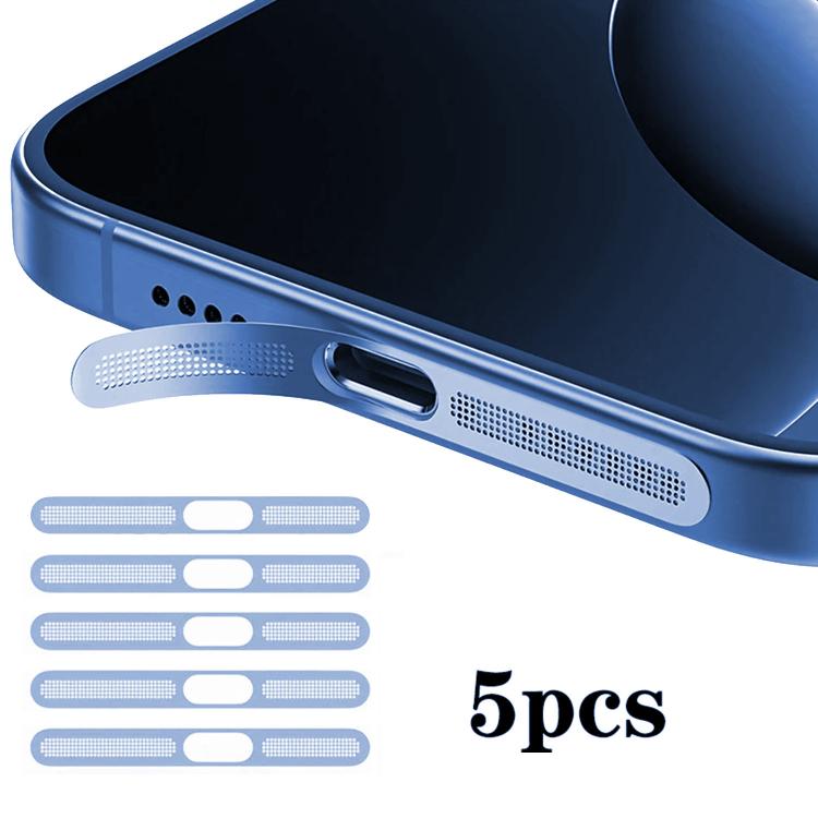 Bộ 5 nắp chống bụi loa tích hợp kim loại mật độ cao, dành cho iPhone 17