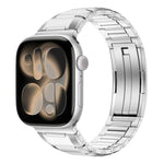 Dây đồng hồ thép không gỉ đính cao su nhiều mặt, dành cho Apple Watch 46mm / 49mm / 45mm / 44mm, dành cho Apple Watch 42mm / 41mm / 40mm / 38mm