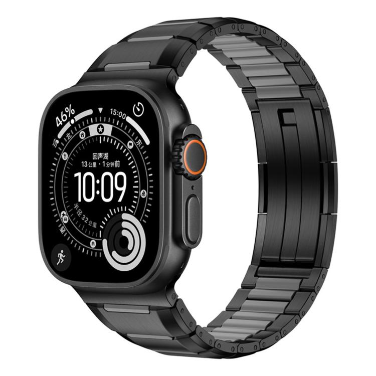 Dây đồng hồ thép không gỉ đính cao su nhiều mặt, dành cho Apple Watch 46mm / 49mm / 45mm / 44mm, dành cho Apple Watch 42mm / 41mm / 40mm / 38mm