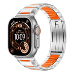 Dây đồng hồ thép không gỉ đính cao su nhiều mặt, dành cho Apple Watch 46mm / 49mm / 45mm / 44mm, dành cho Apple Watch 42mm / 41mm / 40mm / 38mm