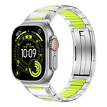 Dây đồng hồ thép không gỉ đính cao su nhiều mặt, dành cho Apple Watch 46mm / 49mm / 45mm / 44mm, dành cho Apple Watch 42mm / 41mm / 40mm / 38mm