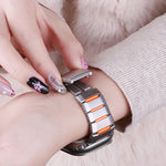 Dây đồng hồ thép không gỉ đính cao su nhiều mặt, dành cho Apple Watch 46mm / 49mm / 45mm / 44mm, dành cho Apple Watch 42mm / 41mm / 40mm / 38mm
