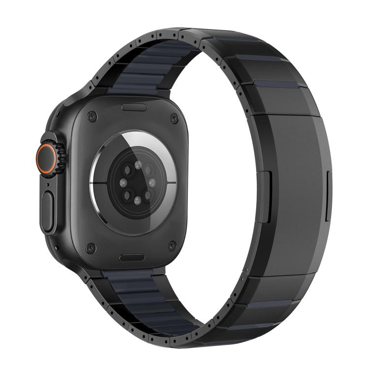Dây đồng hồ thép không gỉ cong hai tông màu khóa bên, dành cho Apple Watch 49mm / 46mm / 45mm / 44mm, dành cho Apple Watch 42mm / 41mm / 40mm / 38mm